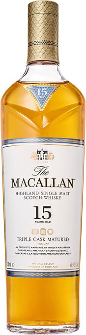 Виски Macallan Triple Cask Matured 15 Years Old 700 мл