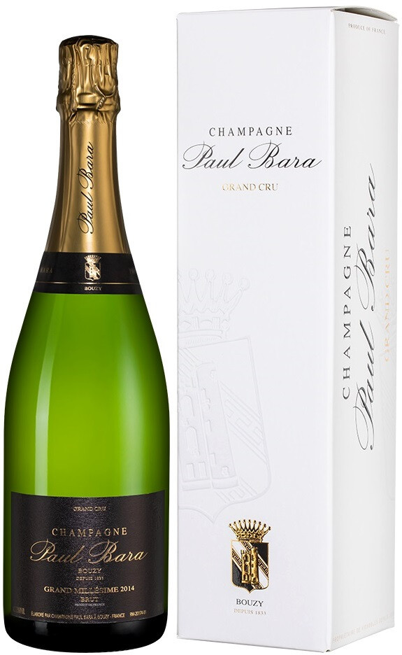 Шампанское Paul Bara Grand Millesime Brut Champagne AOC 2016 gift box