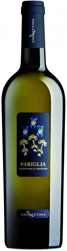 Вино Contini, Pariglia Vermentino di Sardegna DOC, 2017