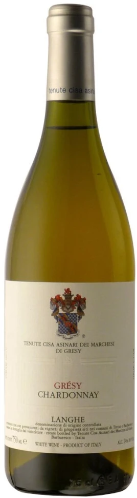 Вино Gresy Chardonnay, Langhe DOC, 2014