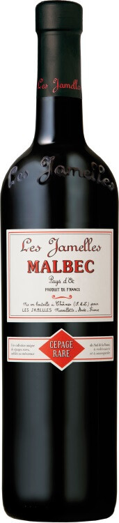 Вино Les Jamelles Cepage Rare Malbec Pays d Oc IGP 2021