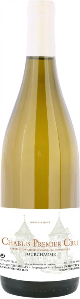 Вино Gerard Tremblay, Chablis Premier Cru Fourchaume AOC, 2013