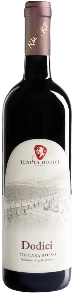 Вино Tenuta Dodici, Dodici Toscana Rosso IGT, 2019