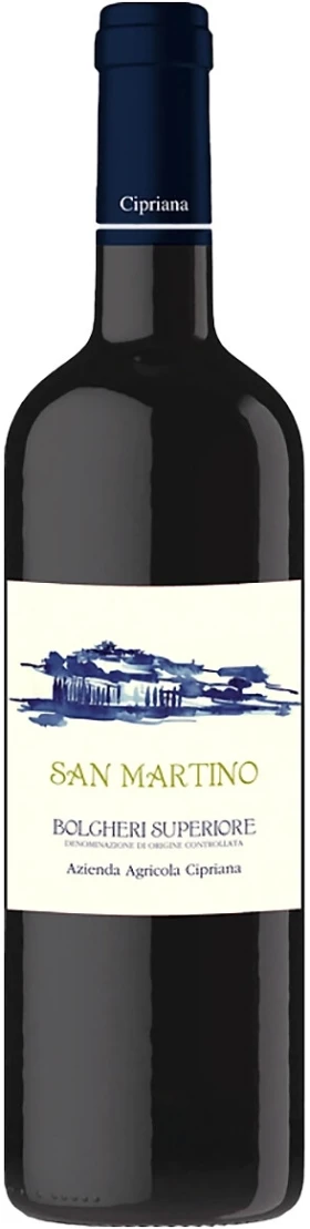Вино Cipriana, "San Martino" Bolgheri Superiore DOC, 2019