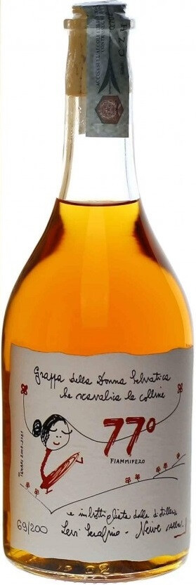 Граппа Distilleria Levi Serafino di Levi Romano 77 fiammifero 700 мл