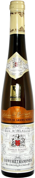 Вино Domaine Charles Schleret Gewurztraminer Selection des Grains Nobles AOC 2000 500 мл