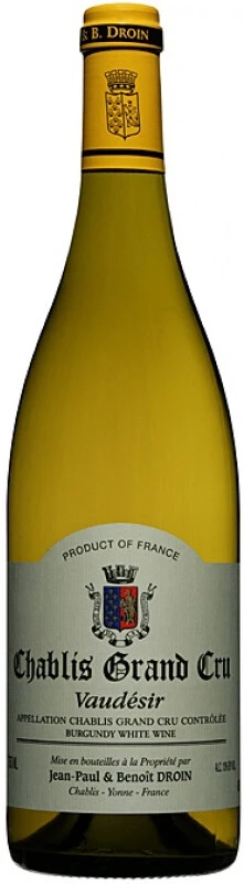 Вино Jean-Paul & Benoit Droin, Vaudesir Chablis Grand Cru, 2013