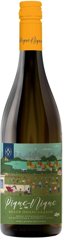 Вино Alma Valley, Pique-Nique White Semi-Sweet, 2021