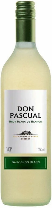Вино Don Pascual Brut Blanc de Blancs, Sauvignon Blanc, 187 мл