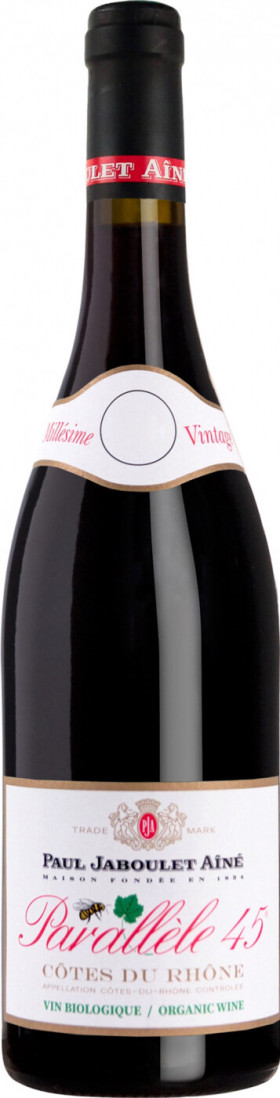 Вино Paul Jaboulet Aine Parallele 45 Rouge BIO Cotes du Rhone AOC 2020