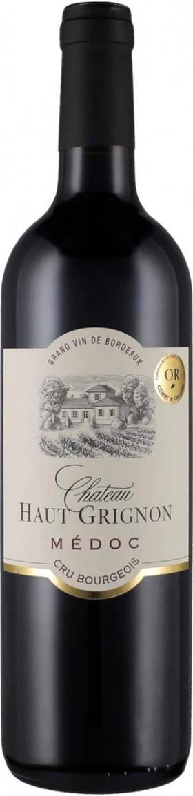 Вино Chateau Haut Grignon, Medoc AOC Cru Bourgeois, 2019