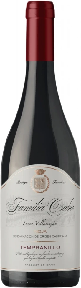 Вино Familia Osaba Tempranillo, Rioja DOC, 2024