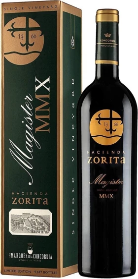 Вино Hacienda Zorita, Magister, Tierra de Castilla y Leon IGP, 2016, gift box