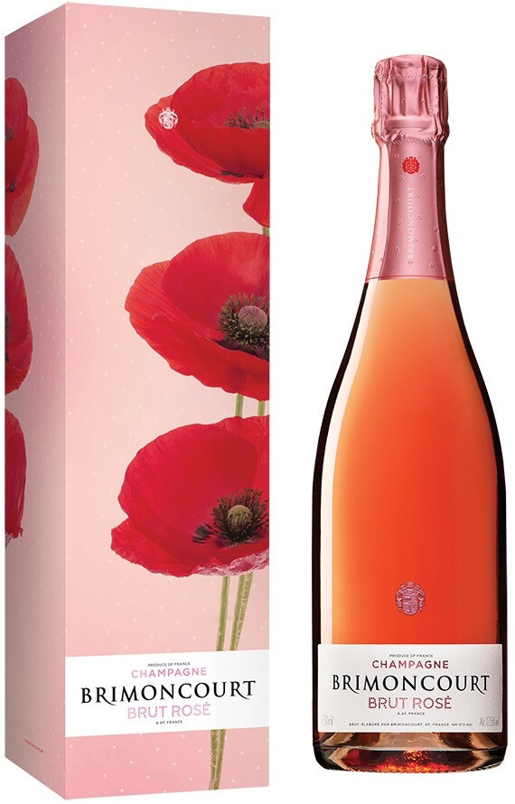 Шампанское Brimoncourt Brut Rose Champagne AOC gift box