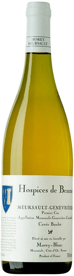 Вино Morey-Blanc, Hospices de Beaune Meursault-Genevrieres 1-er Cru Cuvee Baudot AOC, 2017