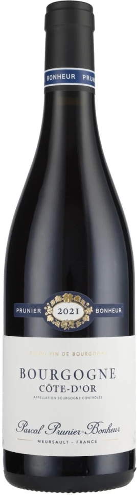 Вино Domaine Pascal Prunier-Bonheur, Bourgogne Cote-d'Or AOC, 2021