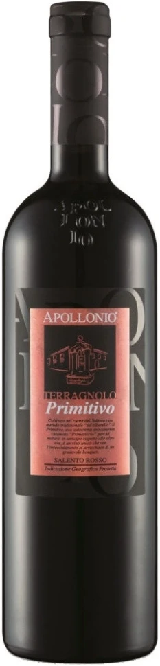Вино Apollonio, Terragnolo Primitivo, Salento IGP, 2021