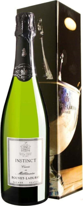 Игристое вино Bouvet Ladubay Instinct Cuvee de Millenaire Brut Saumur AOC 2017 gift box