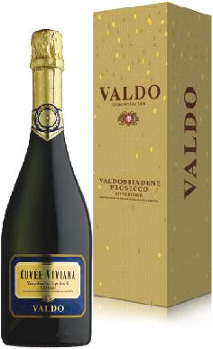 Игристое вино Valdo Cuvee Viviana Valdobbiadene Superiore di Cartizze DOCG gift box