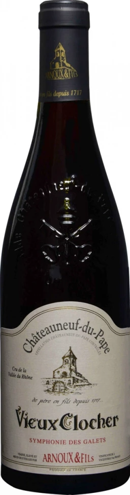 Вино Arnoux & Fils, Vieux Clocher Symphonie des Galets, Chateauneuf du Pape AOC, 2016