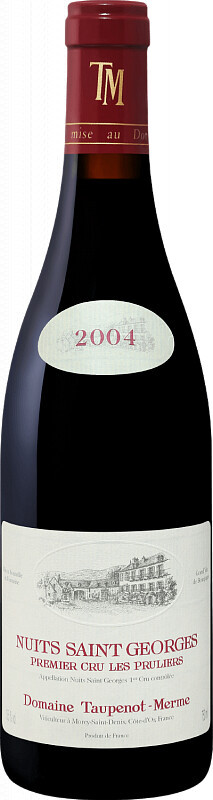 Вино Domaine Taupenot Merme Nuits Saint Georges Premier Cru Les Pruliers AOC 2004