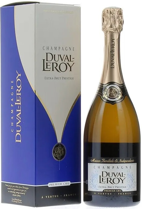 Шампанское Duval Leroy Extra Brut Prestige Premier Cru Champagne AOC gift box