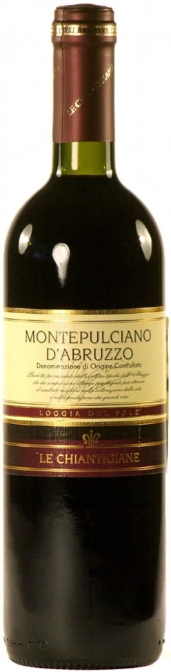 Вино Chiantigiane, "Loggia Del Sole" Montepulciano D'Abruzzo DOCG, 2012