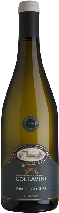 Вино Eugenio Collavini, Pinot Grigio Black Label, Collio DOC, 2018