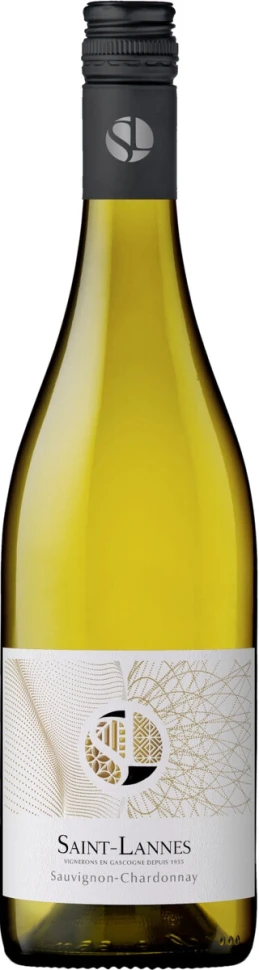 Вино Domaine Saint-Lannes, Sauvignon-Chardonnay, Cotes de Gascogne IGP, 2022