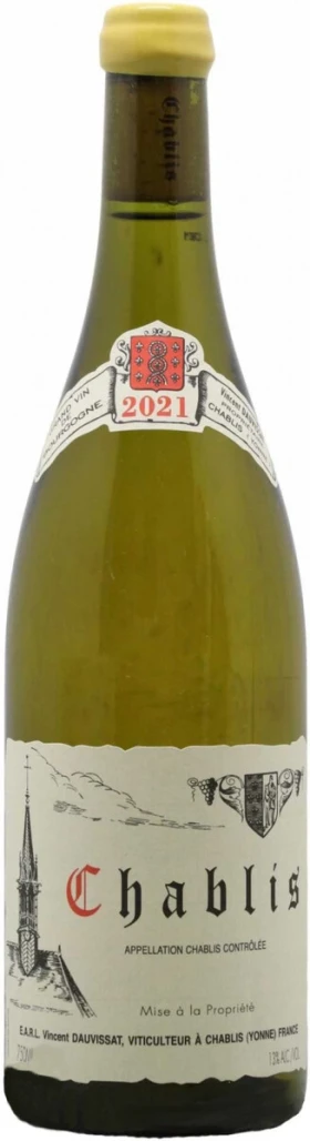 Вино Vincent Dauvissat, Chablis AOC, 2021
