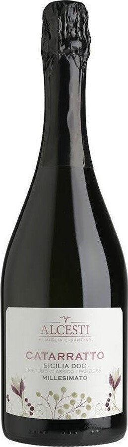 Игристое вино Alcesti Catarratto Metodo Classico Millesimato Extra Brut Sicilia DOC 2016