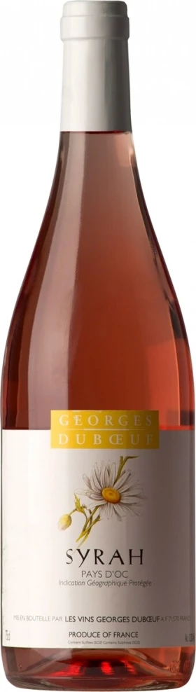 Вино Georges Duboeuf, Syrah Rose, Vin de Pays d'Oc, 2012