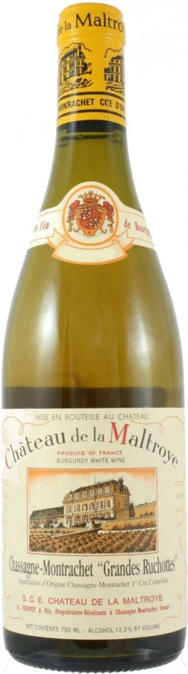 Вино Chateau de la Maltroye, Chassagne-Montrachet 1er Cru Grandes Ruchottes, 2009