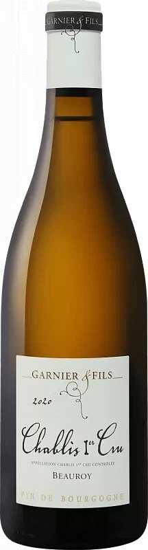 Вино Domaine Garnier & Fils, Chablis Premier Cru Beauroy AOC, 2020