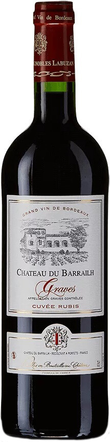 Вино Chateau du Barrailh Graves АОC 2019