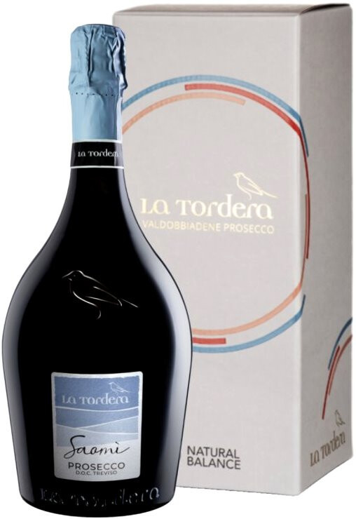 Игристое вино La Tordera Saomi Prosecco Treviso DOC gift box 15 л