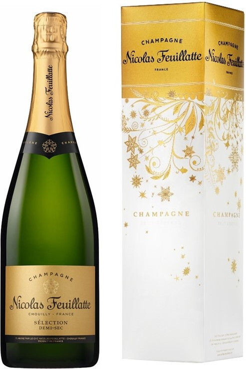 Шампанское Nicolas Feuillatte Selection Demi Sec gift box