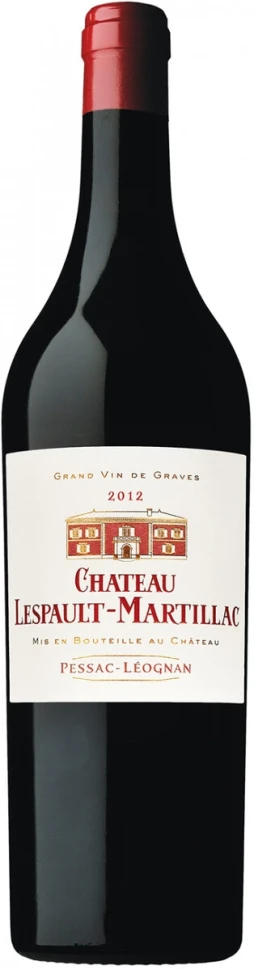 Вино Chateau Lespault-Martillac Rouge, Pessac-Leognan AOC, 2012