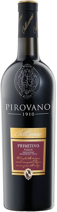 Вино Pirovano, "Collezione" Primitivo, Puglia IGT, 2014