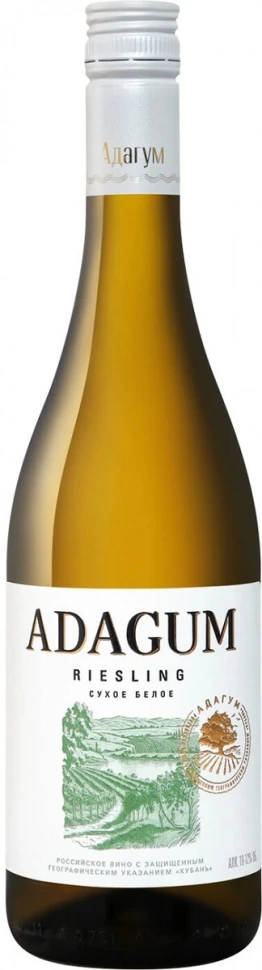 Вино Адагум Рислинг, 187 мл