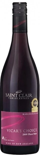 Вино Saint Clair Vicar's Choice Pinot Noir 2009