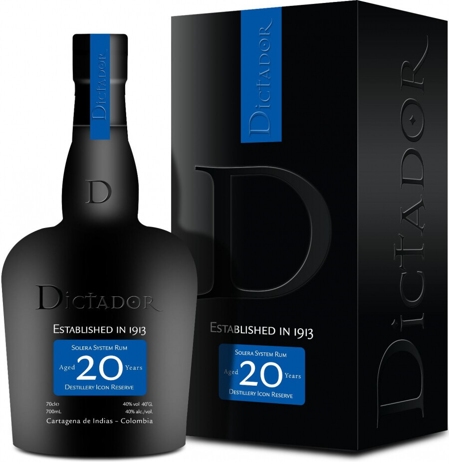 Ром Dictador 20 Years Old gift box 0.7 л