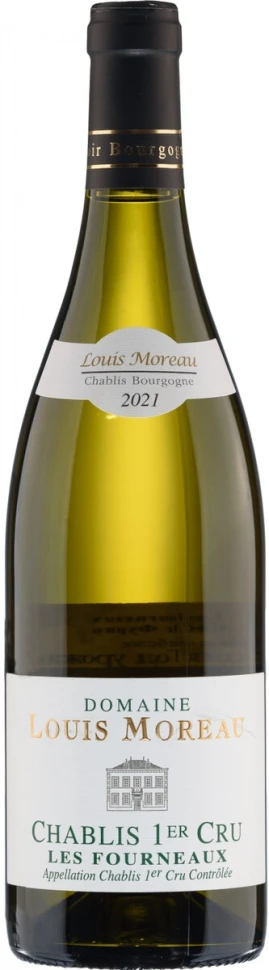 Вино Domaine Louis Moreau, Chablis Premier Cru Les Fourneaux AOC, 2021