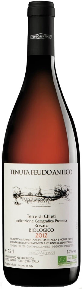 Вино Feudo Antico, Rosato Biologico, Terre di Chieti IGP, 2012