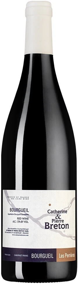 Вино Catherine & Pierre Breton, Bourgueil Les Perrieres AOC, 2017
