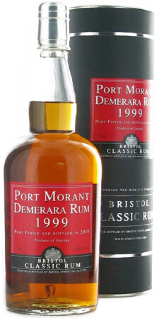 Ром Bristol Classic Rum Port Morant Demerara Rum 1999 gift tube 0.7 л