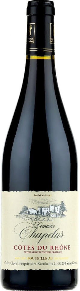Вино Domaine Chapelas Cotes du Rhone AOP Rouge 2021