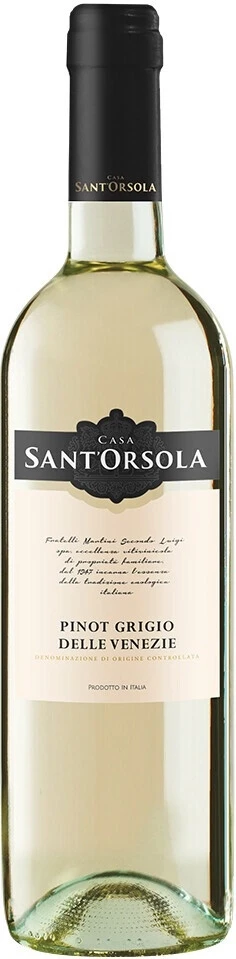 Вино Fratelli Martini, Sant'Orsola Pinot Grigio delle Venezie DOC, 2022