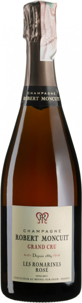 Шампанское Robert Moncuit Les Romarines Rose Grand Cru Extra Brut Champagne AOC