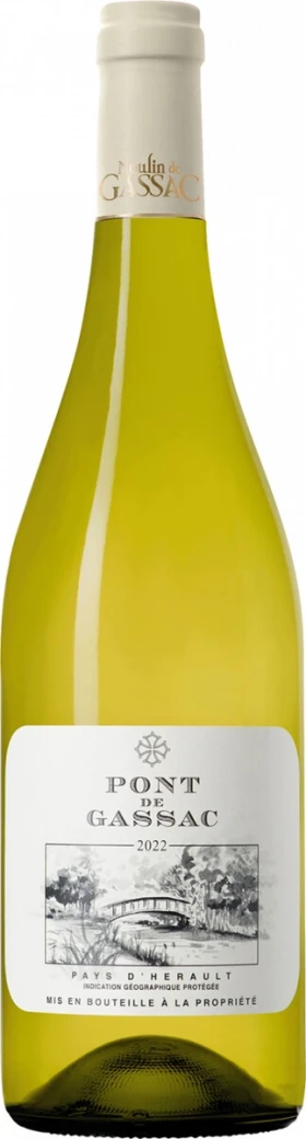 Вино "Pont de Gassac" Blanc, Pays d'Herault IGP, 2022